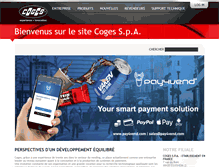 Tablet Screenshot of coges.fr