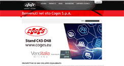 Desktop Screenshot of coges.it